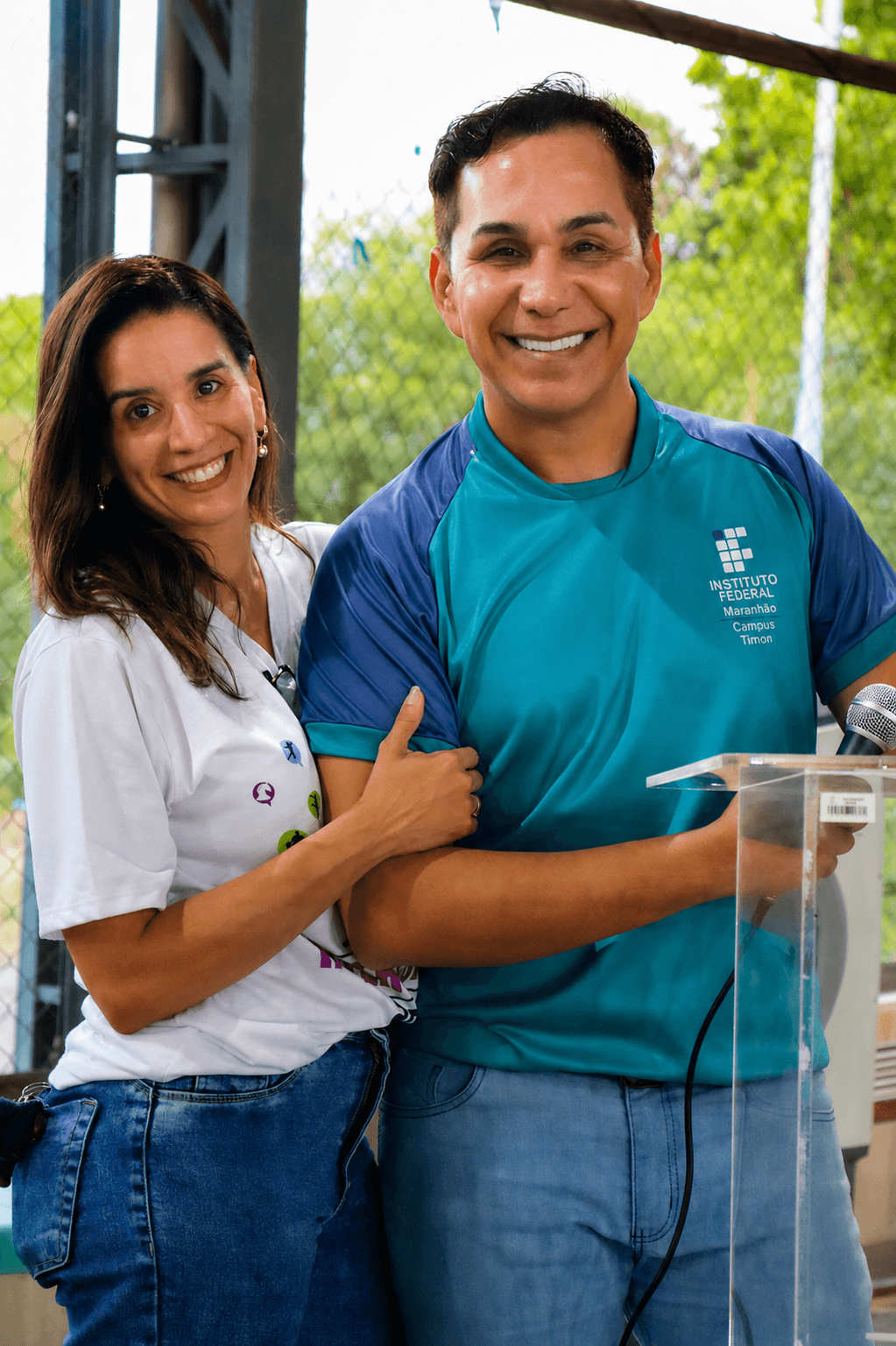 Foto da abertura dos Jogos Intercursos IFMA Campus Timon