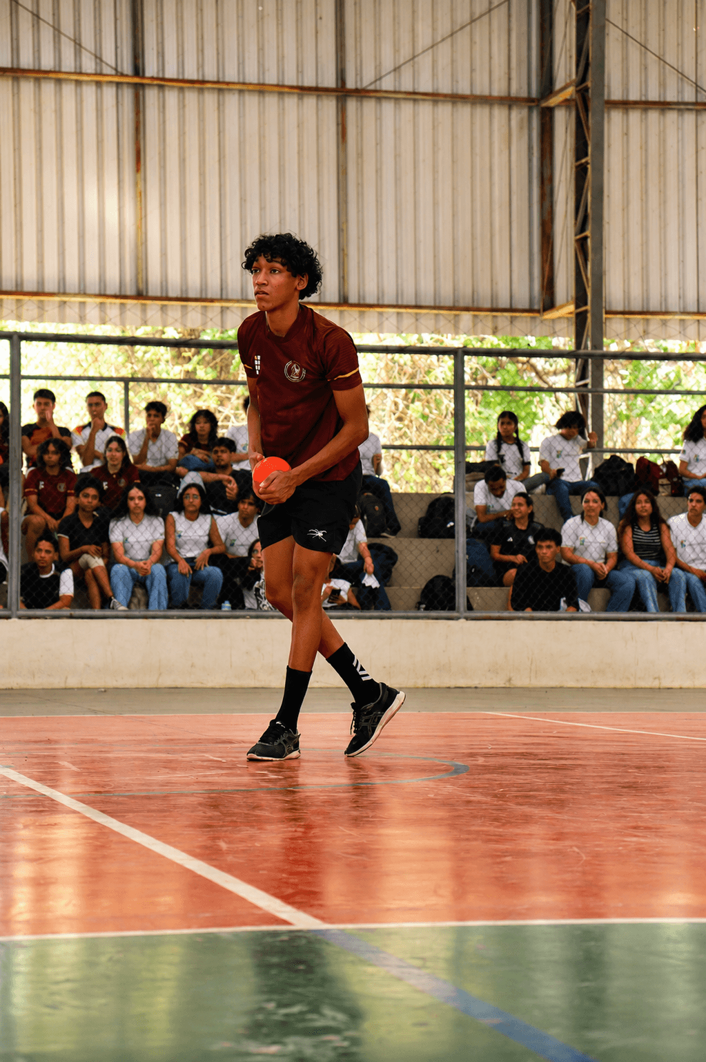 Foto de atleta durante os Jogos Intercursos IFMA Campus Timon